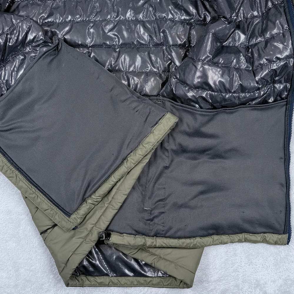 Columbia Powder Lite Jacket Mens 4X Green Omni Heat Insulated Puffer Full Zip - Picture 8 of 12